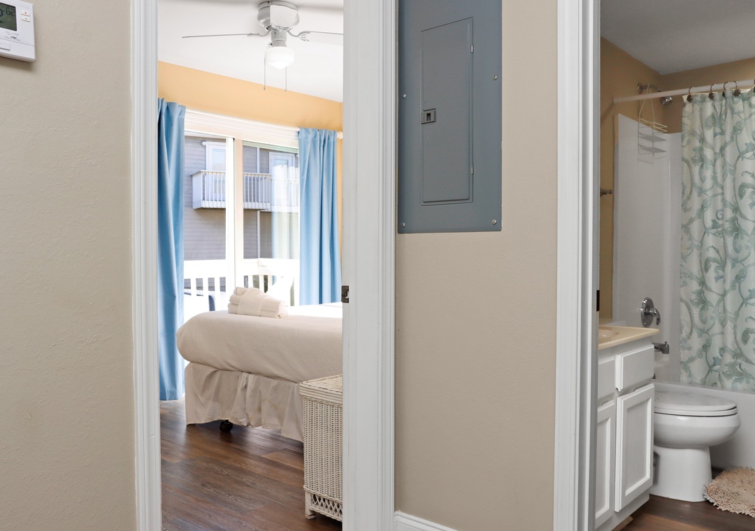 Bedroom 1 and Full Bathroom