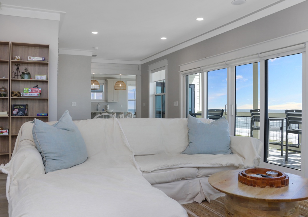 Beach Front Living Area