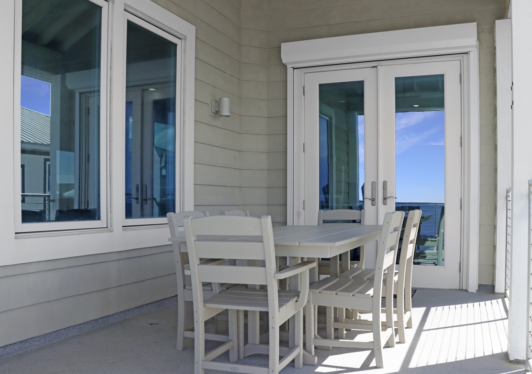 Outdoor Dining off of Kitchen