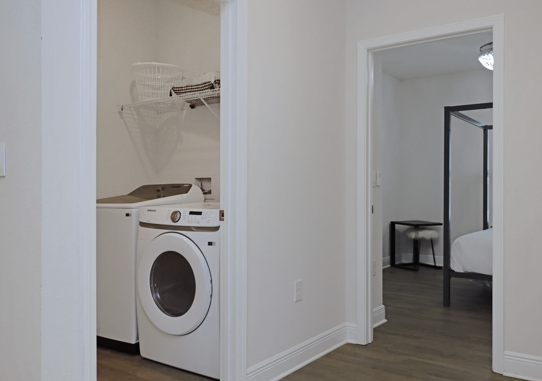 Laundry Room and Bedroom 3
