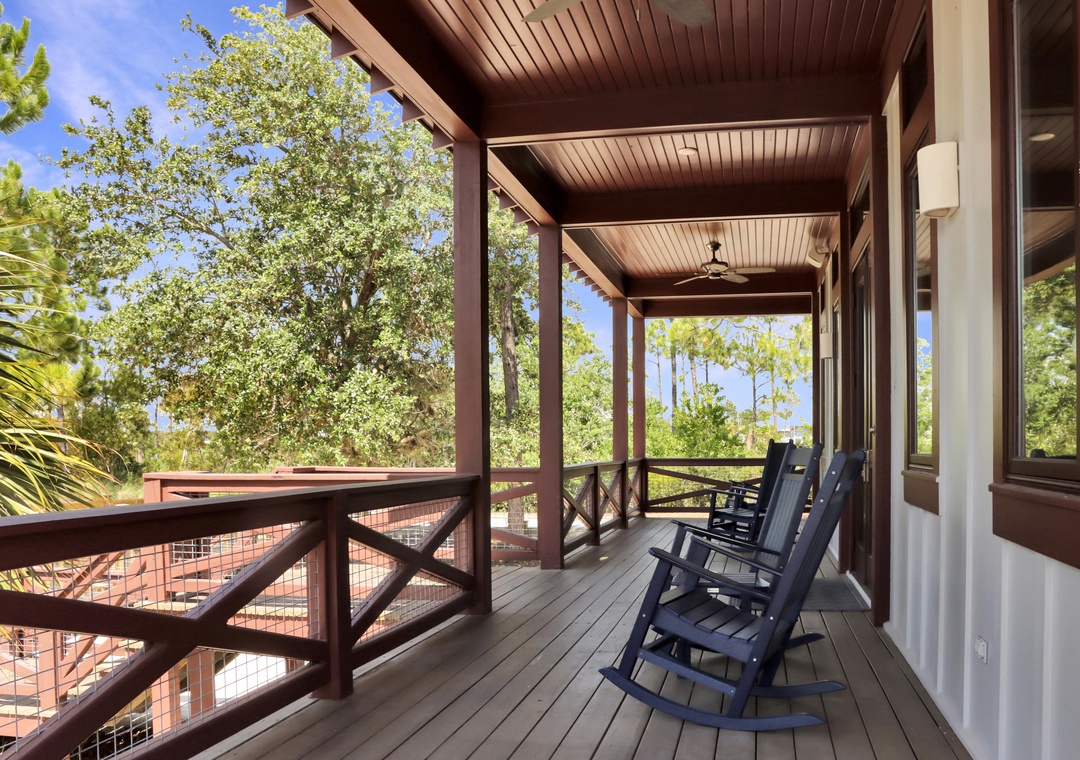 Front Porch with Rockers