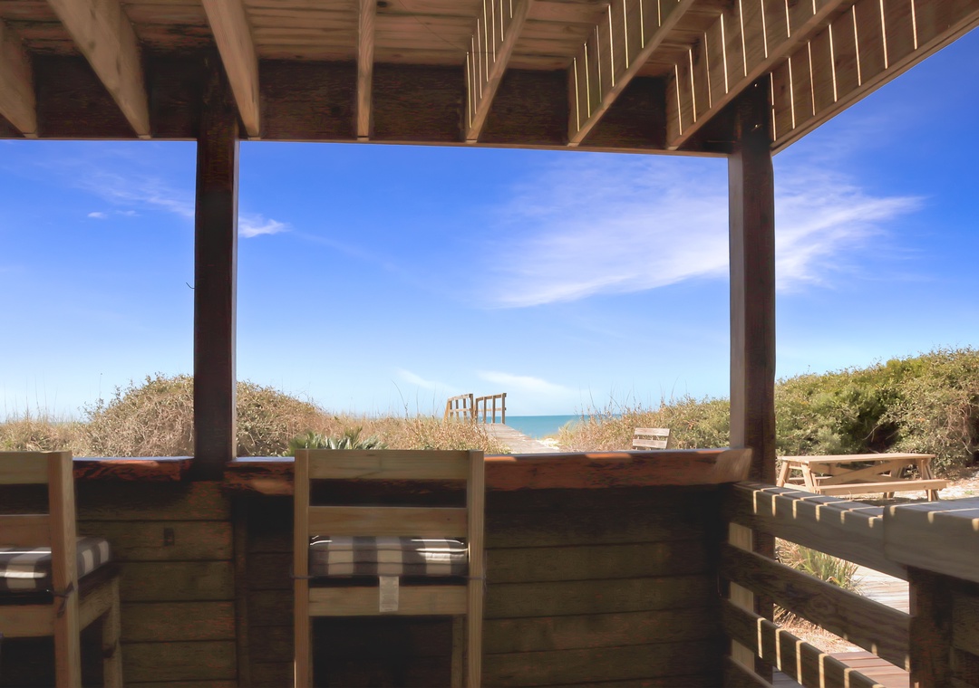 View from Custom Bar on Patio