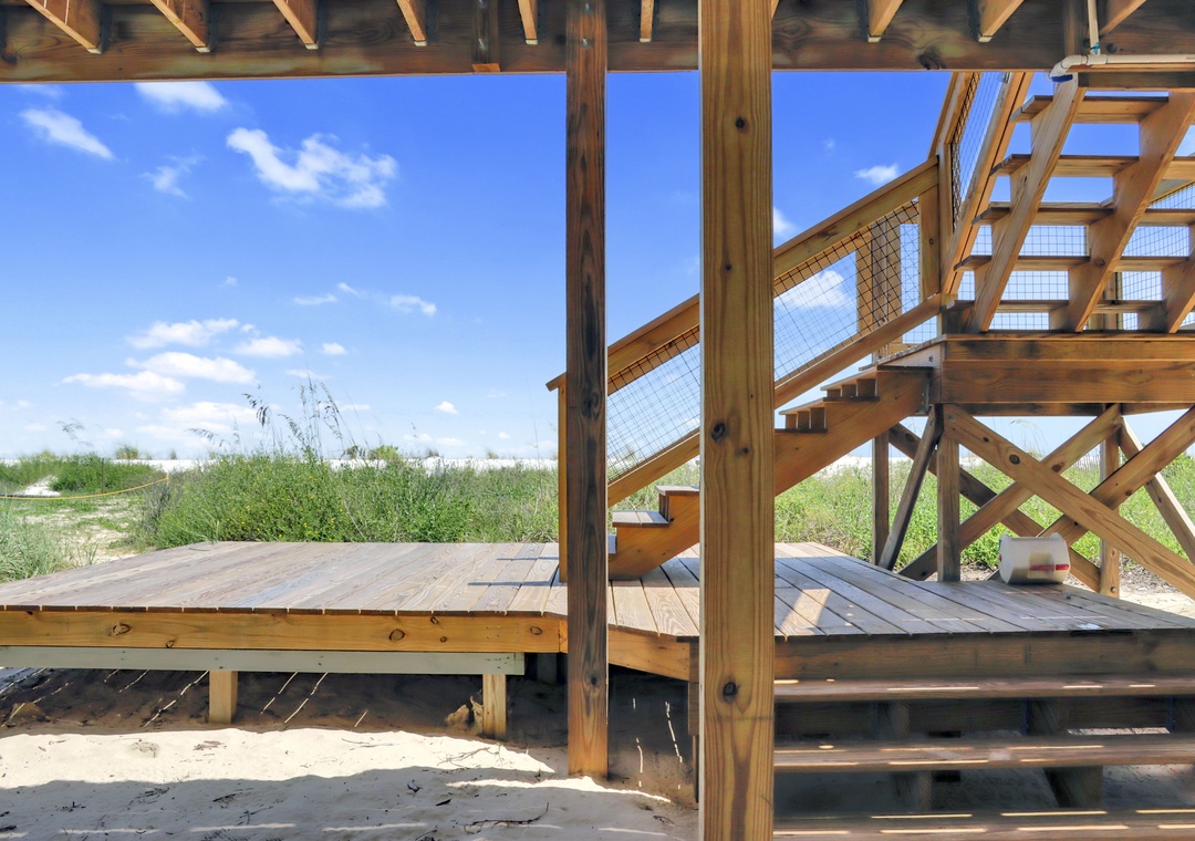 Beach Front Sun Deck