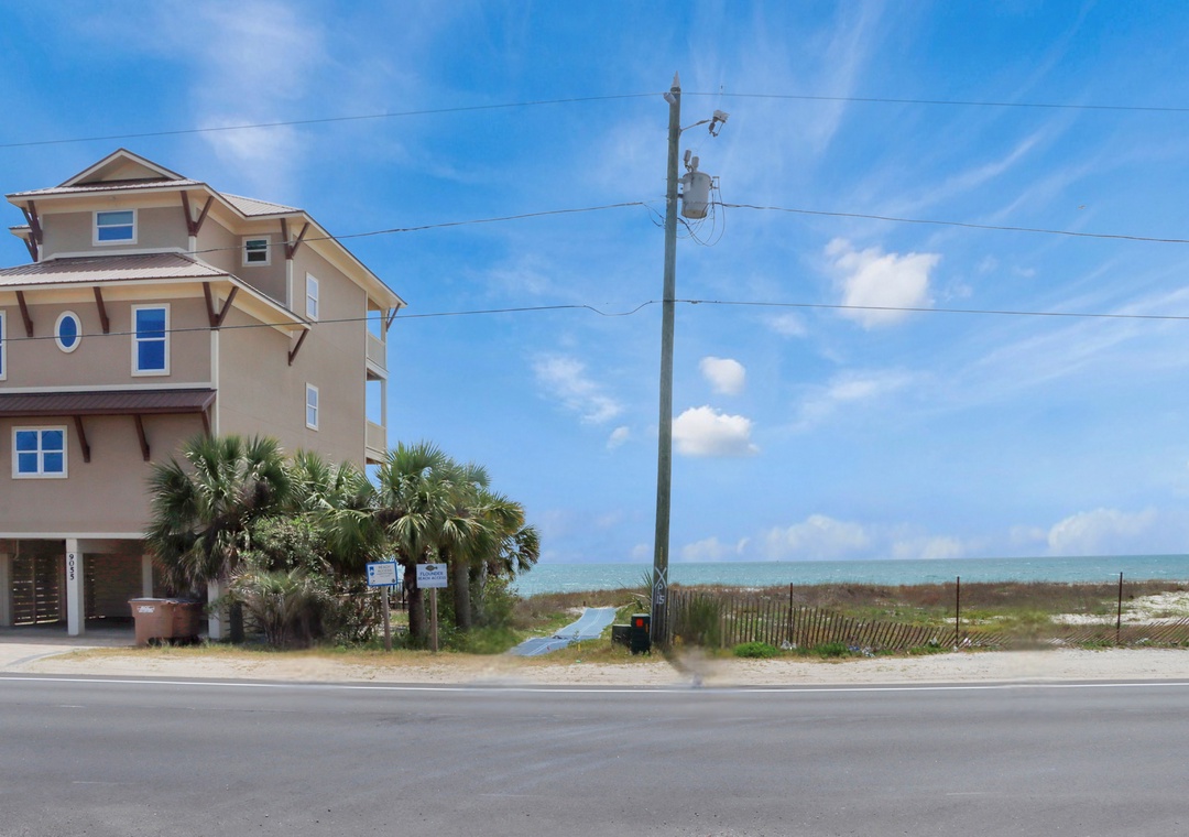 Beach Access Across the Street