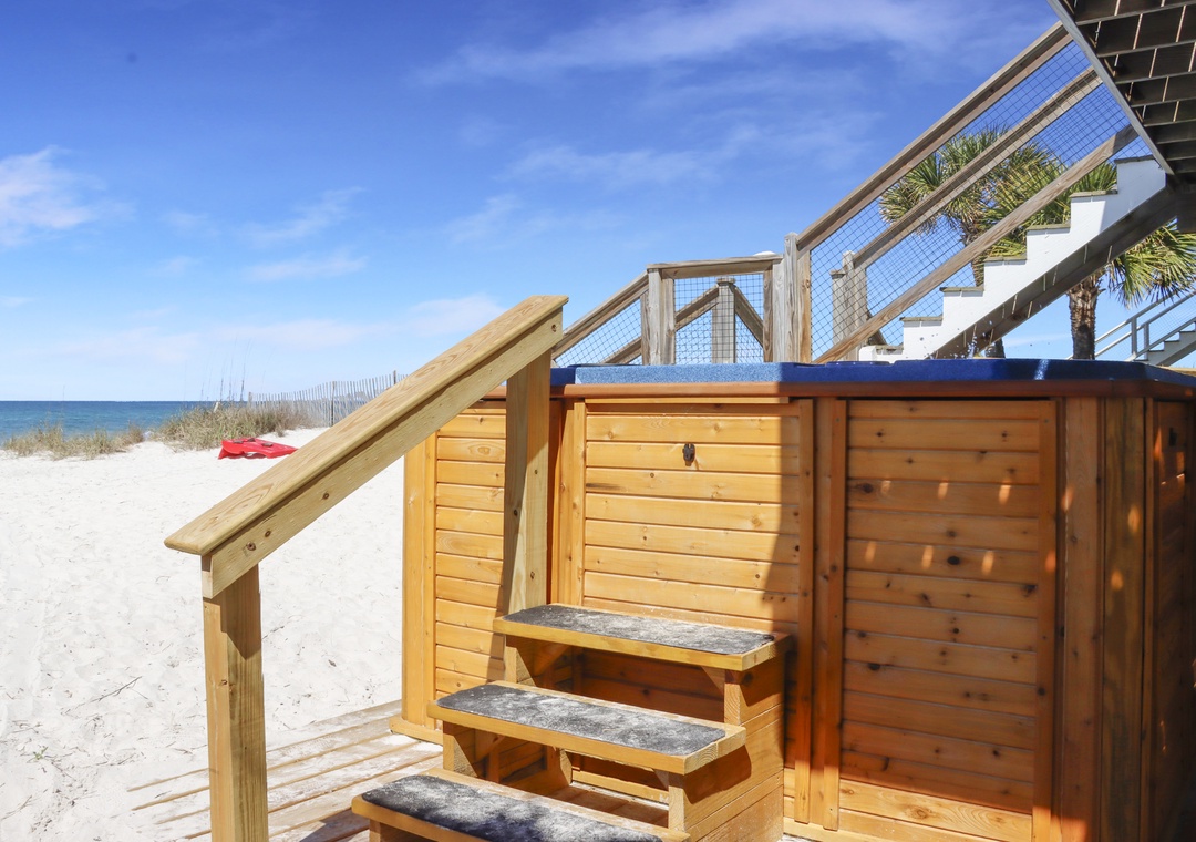 Way to Enter Swim Spa