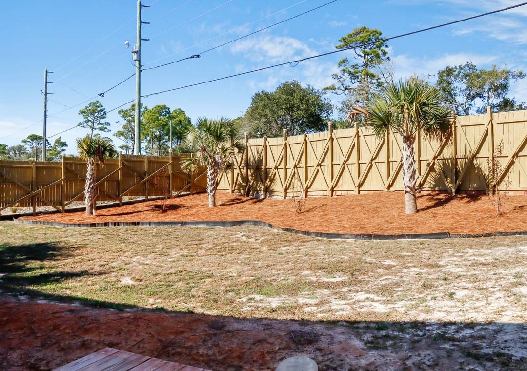 Fenced Backyard
