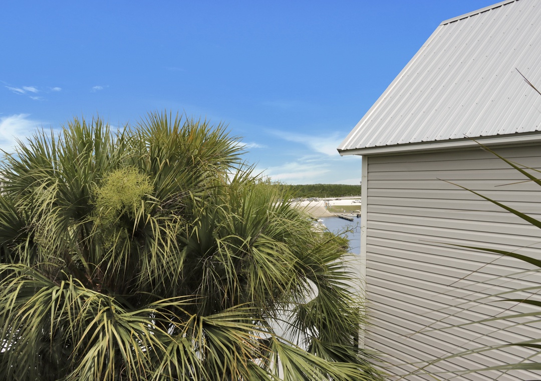 Top Floor View of Boat Ramp