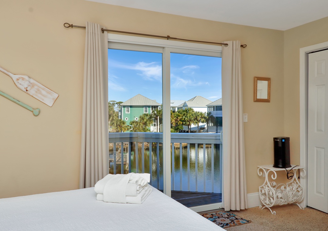 Bedroom 1 - View onto Deck