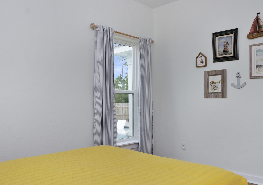 Bedroom 4 with Pool View