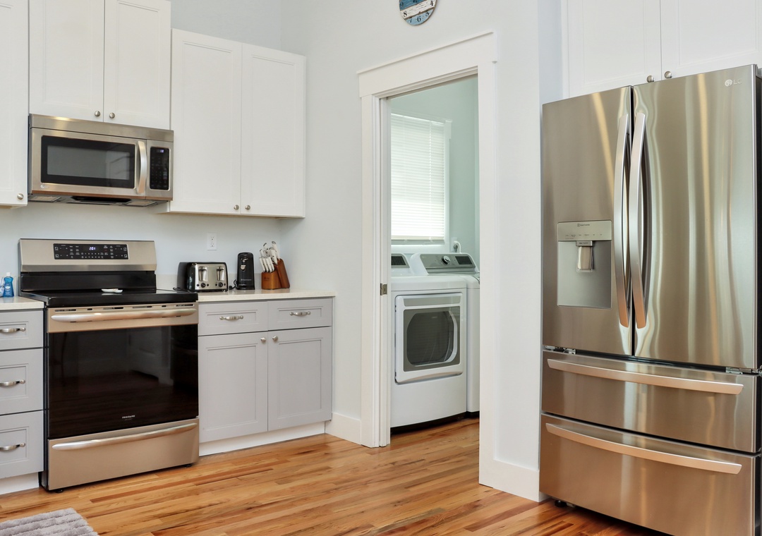 Kitchen and Laundry Room