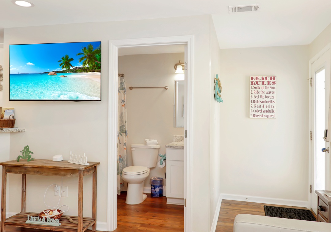 Living Room and Full Bathroom on Ground Floor