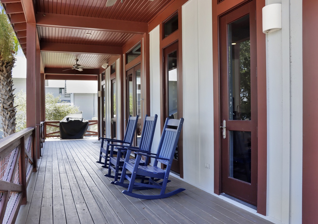 Back Porch with Grilling Area