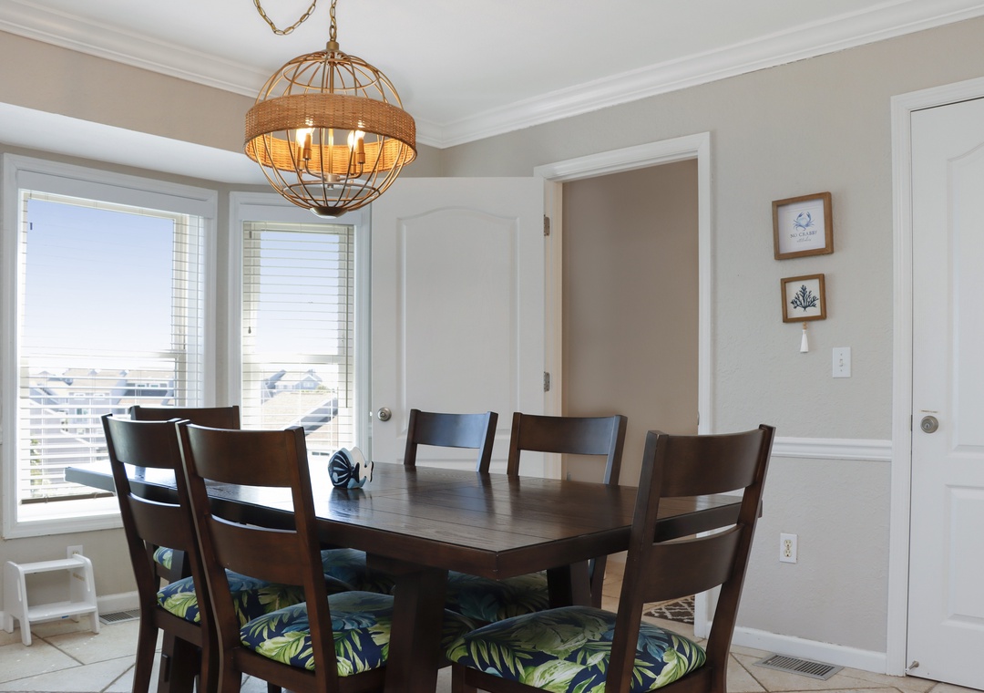 Dining Space and Half Bathroom