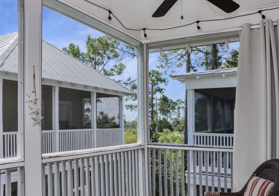 Gulf View from Top Floor Screened Deck