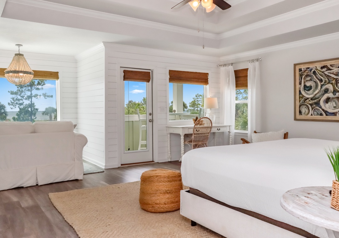 Bedroom 4 - Master Suite with Beach Views