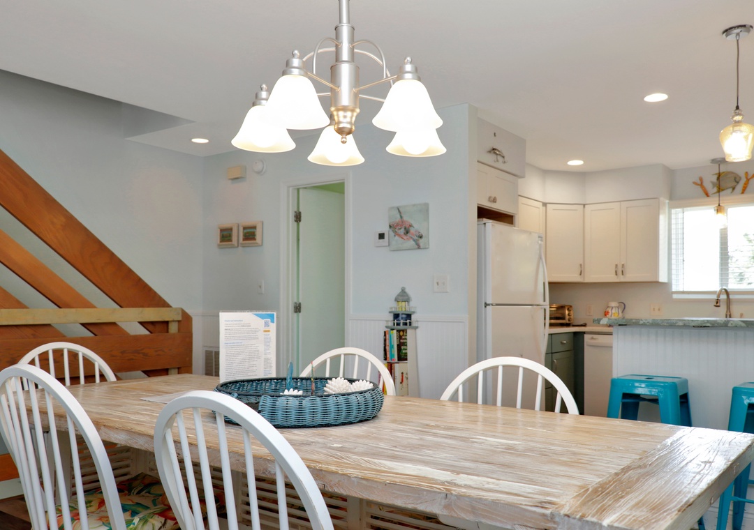 Dining Area and Half Bathroom