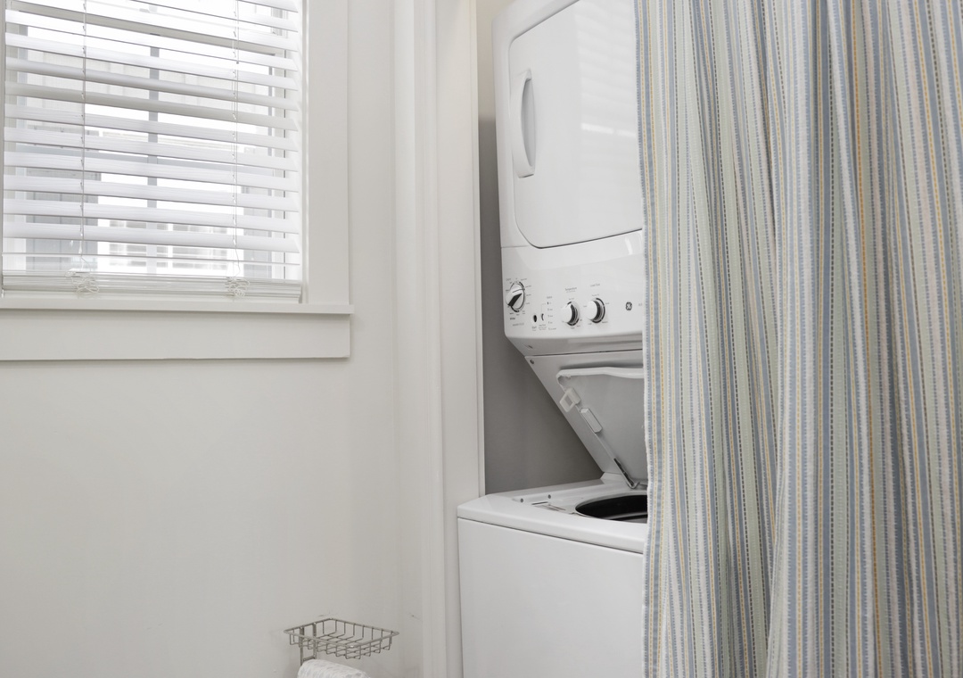 Laundry in Half Bathroom