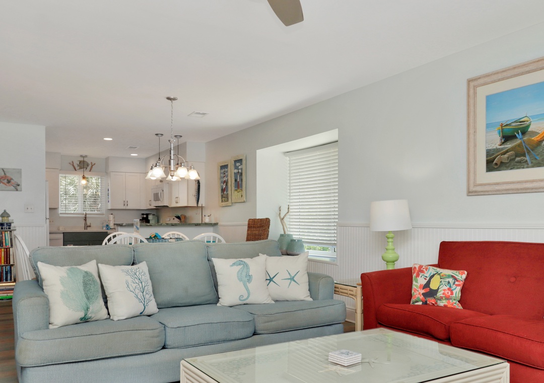 Living Room with Sleeper Sofa