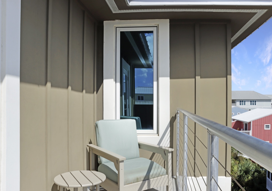 Bedroom 4 - Small Deck off of Master Bath