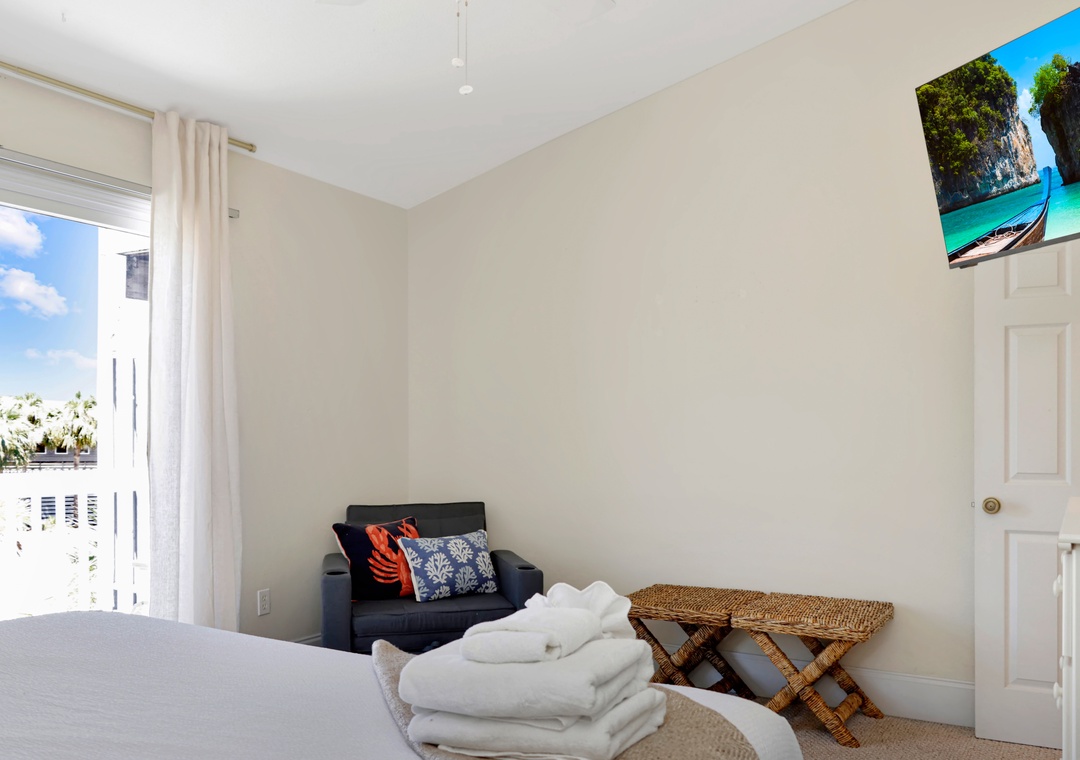 Bedroom 1 with Twin Pull Out Sleeper