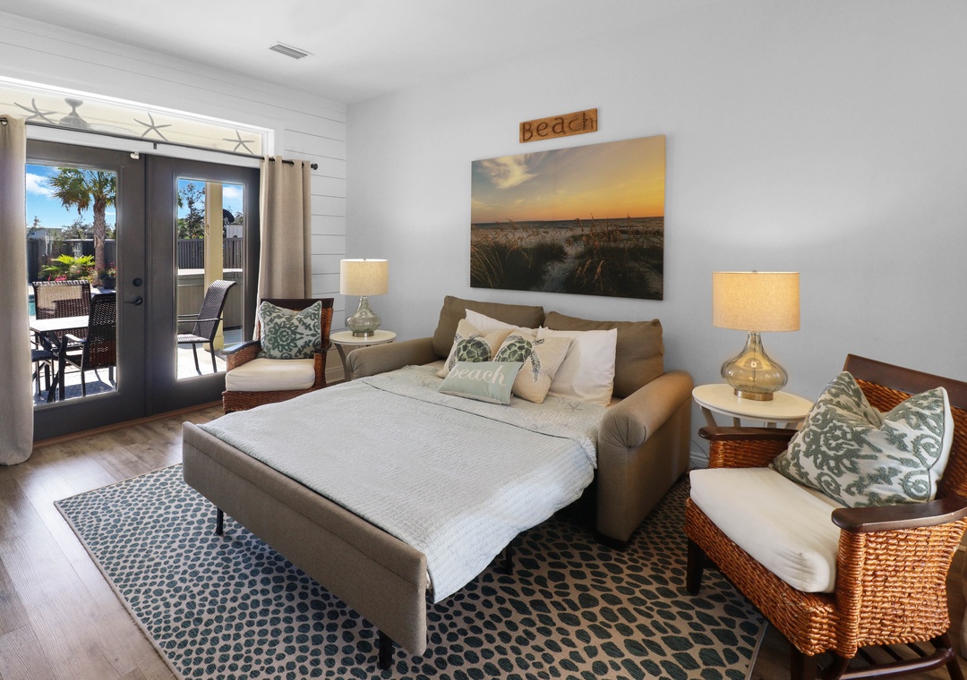 Shellfish Cottage Secon Living Space with Sleeper Sofa