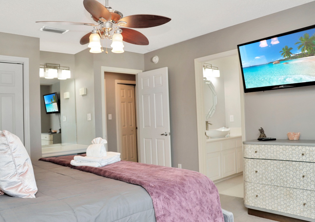 Bedroom 3 with Private Vanity and Master Bathroom (1)