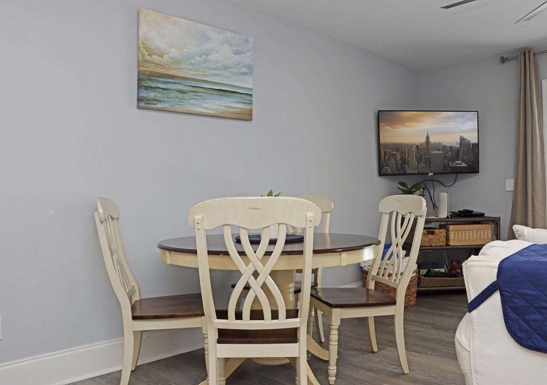 Dining Area and TV