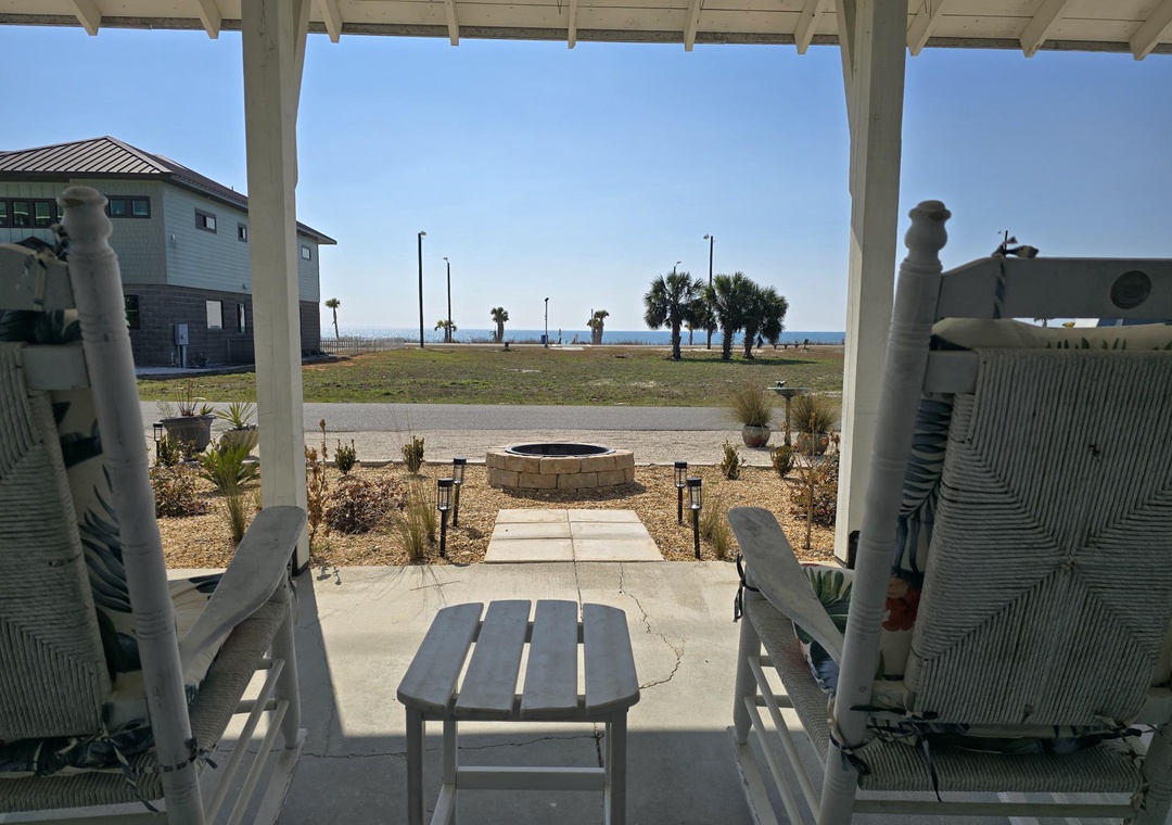 Patio View to Gulf