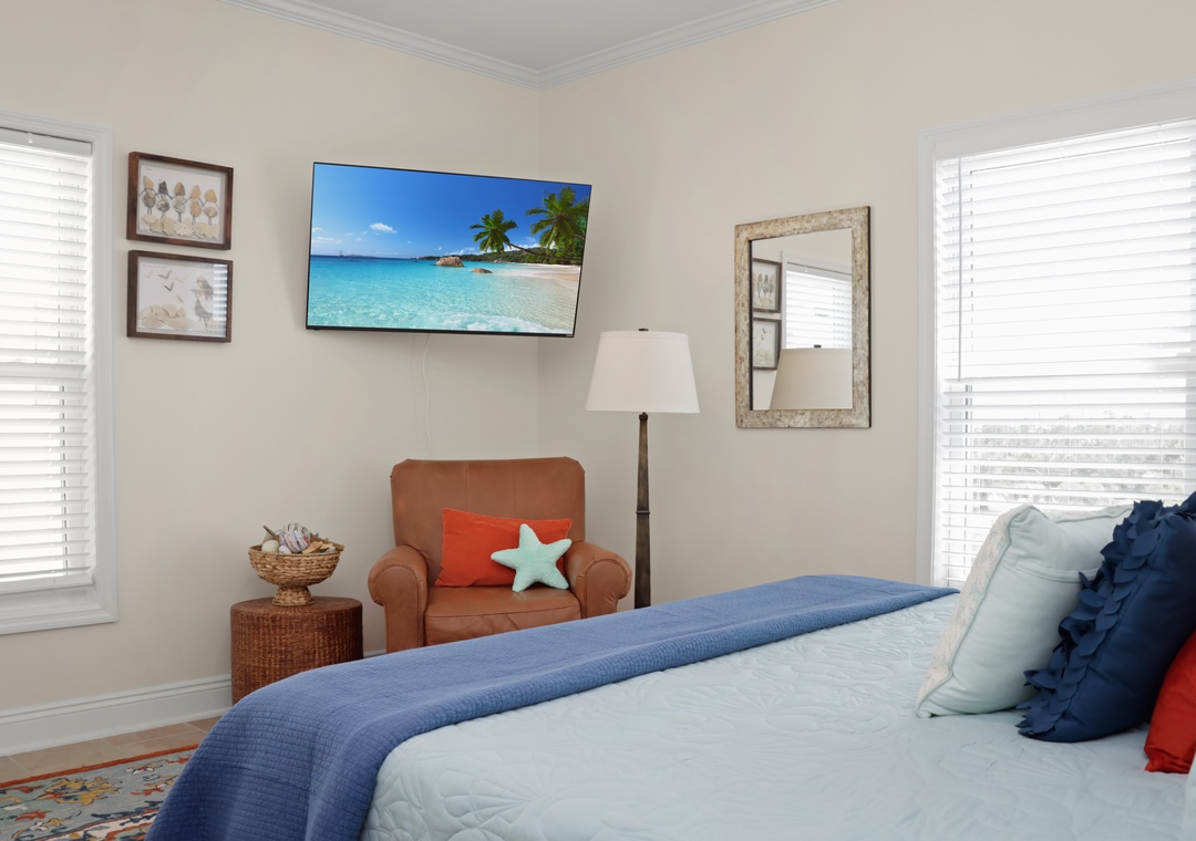 Bedroom 1 with TV