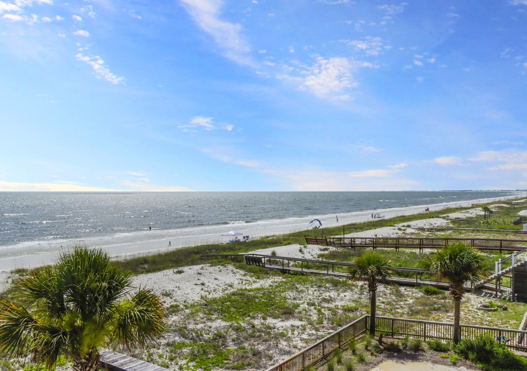 Beach View from Second Floor