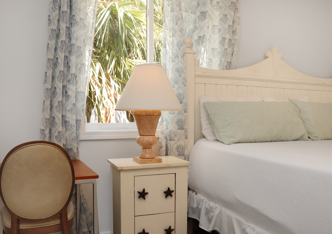 Bedroom 1 with Small Workspace