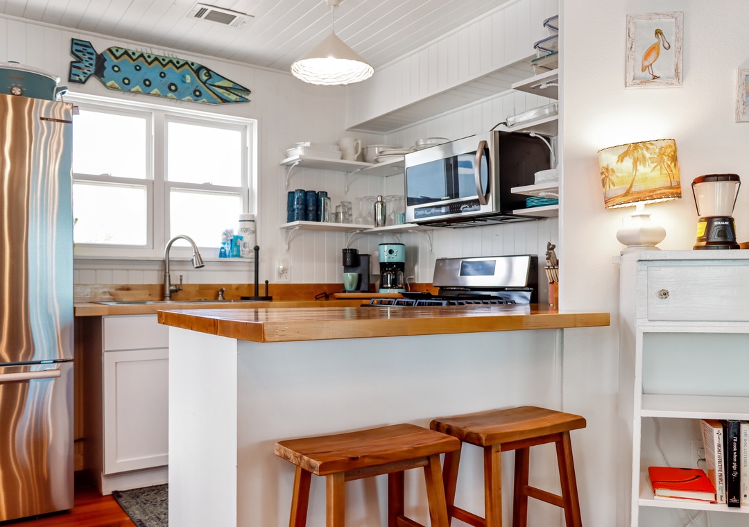 Kitchen with Bar Seating