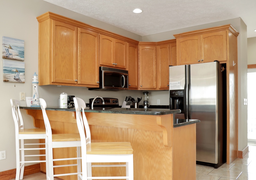 Kitchen with Bar Seating