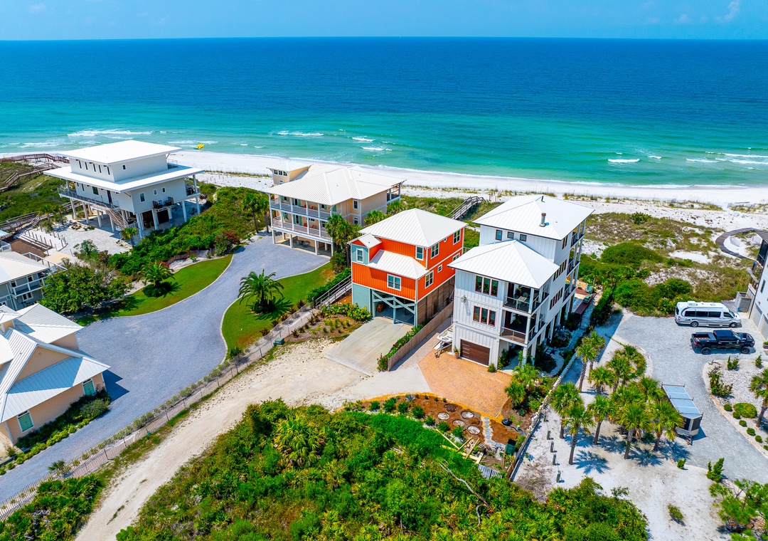 Looking Towards The Beach