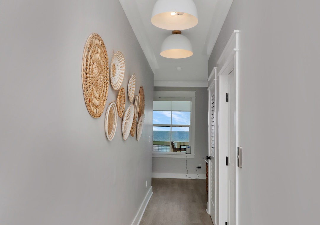 Hallway with Beach View