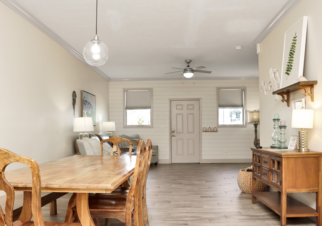 Ground Floor Dining and Living Area