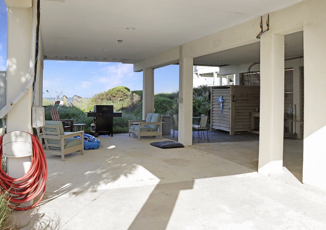 Hang Out Area Under House
