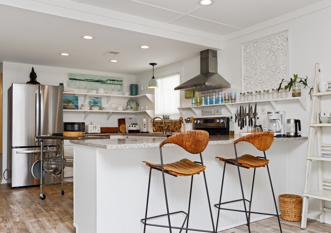 Kitchen with Bar Seating