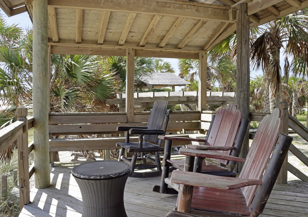 Beach Tiki Bar Deck