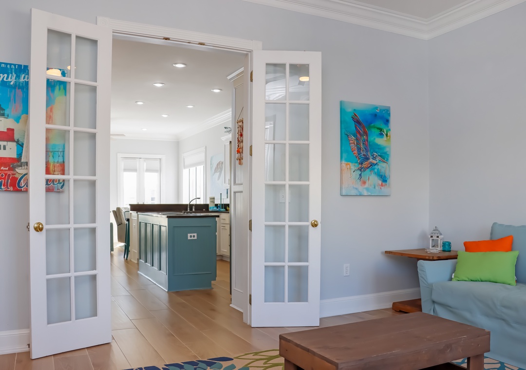 View into Living Area from Family Room
