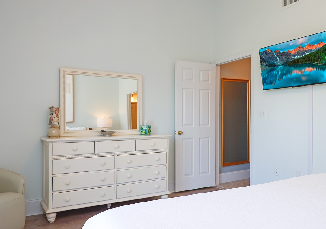 Master Bedroom 1 with TV