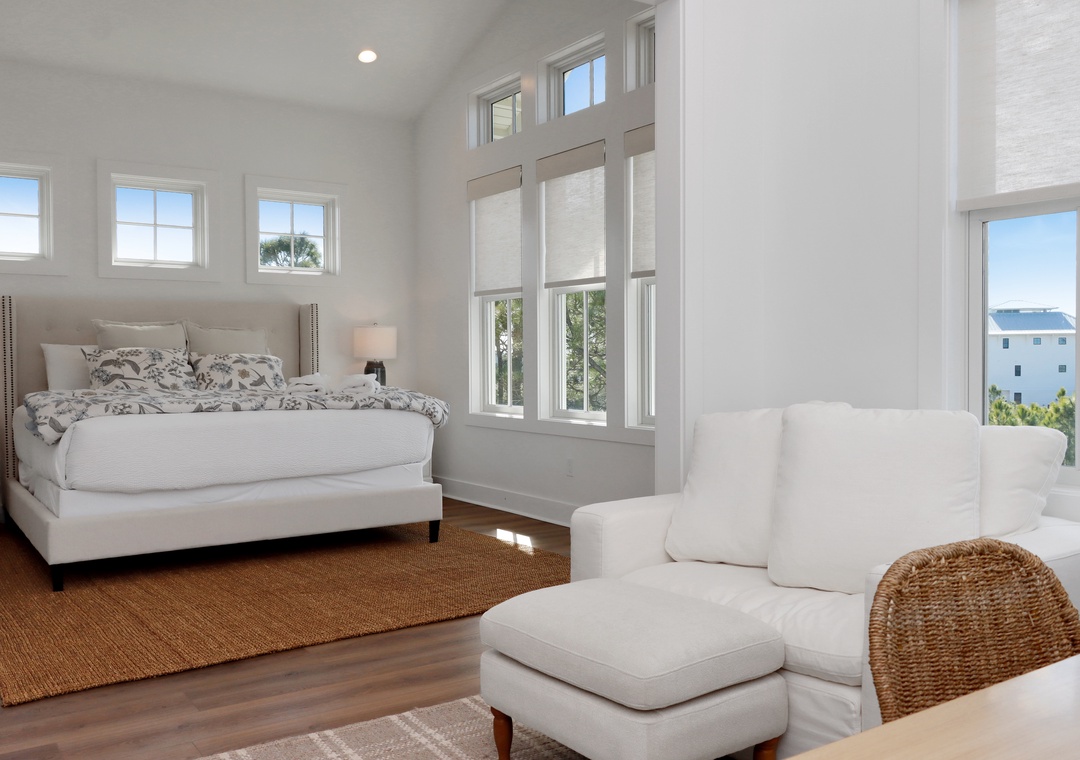 Bedroom 4 with Sitting Area and Workspace