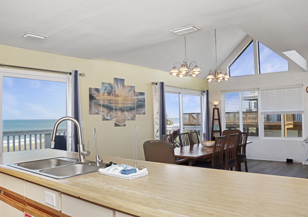 Kitchen and Dining Area