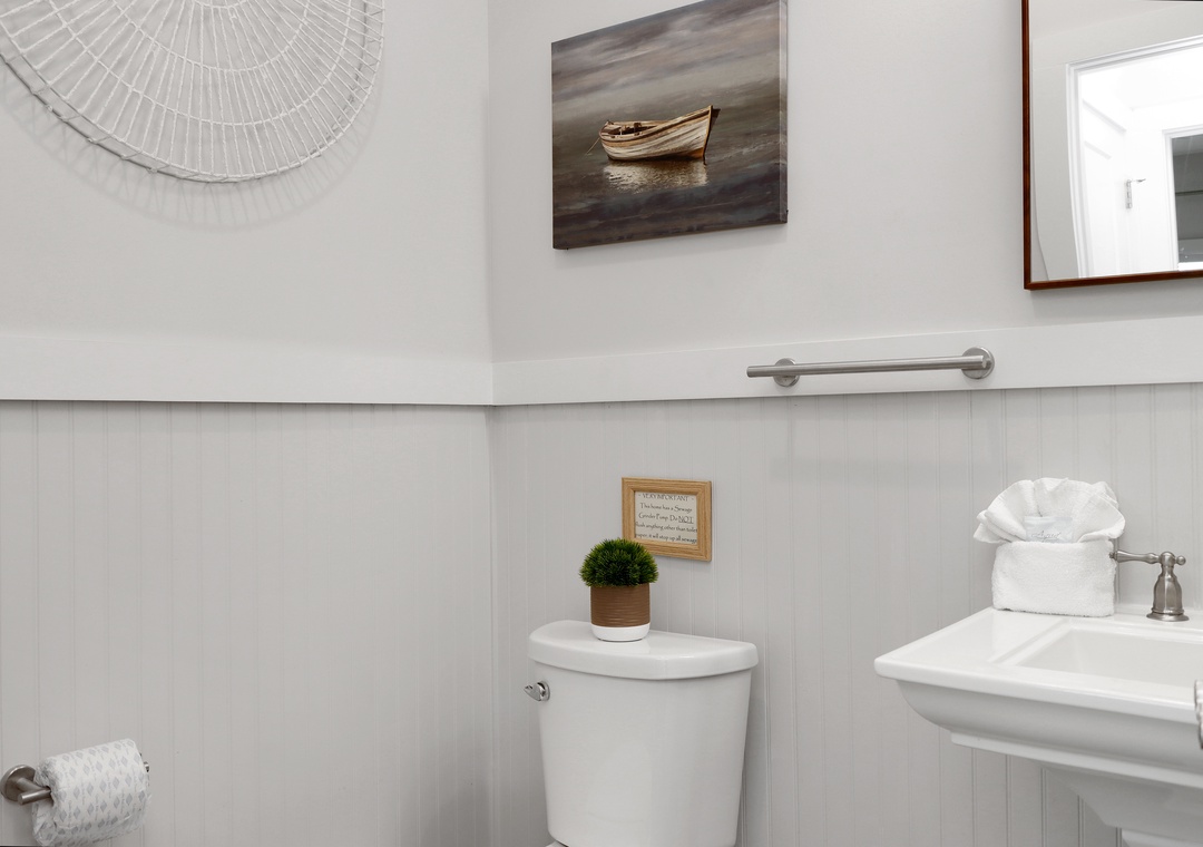 Half Bathroom on Main Floor