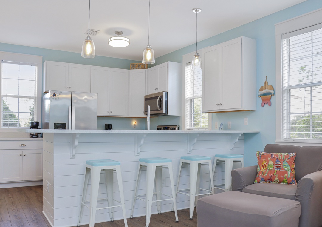 Kitchen with Bar Seating