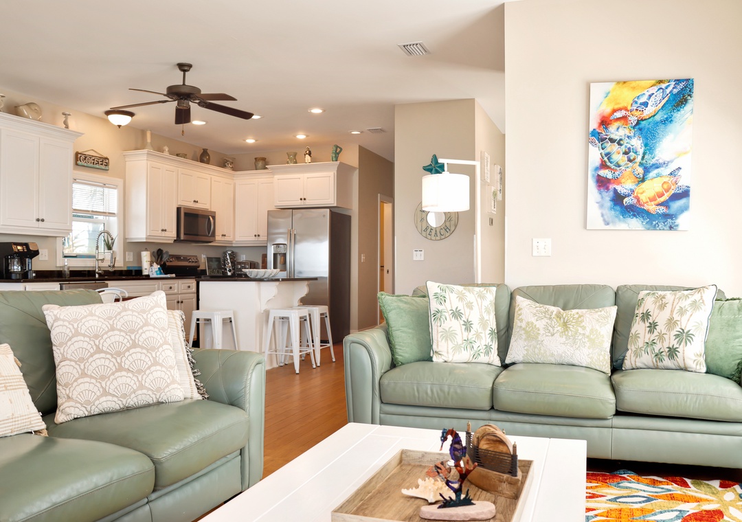 Living Room and Kitchen