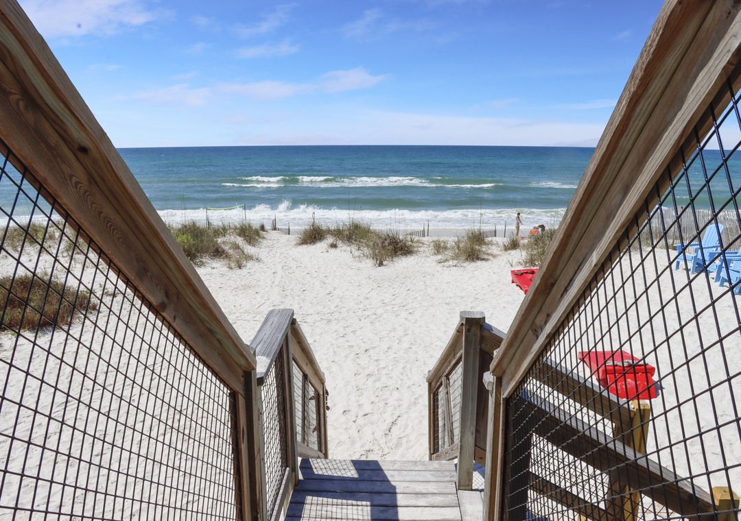 Beach Access from Deck