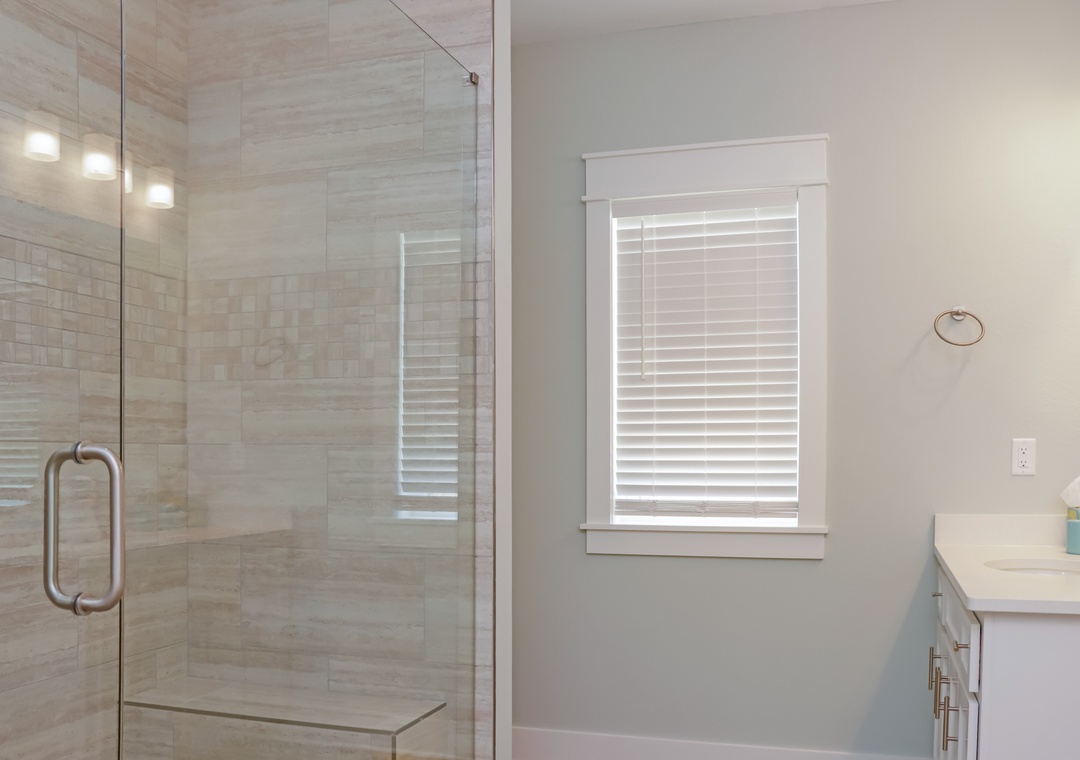 Bedroom 1 - Master Bathroom with His & Her Sinks