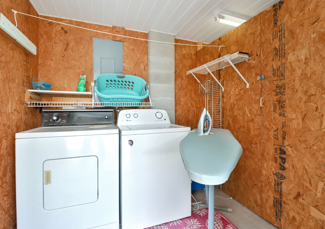 Laundry Room Under House