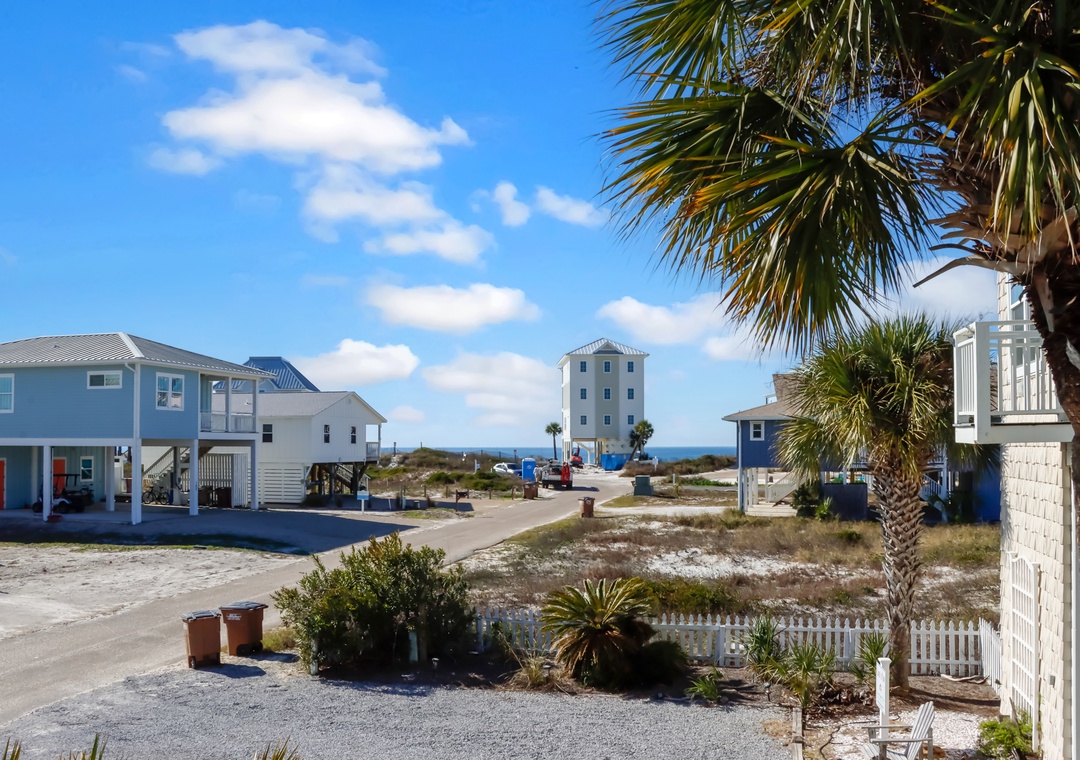Beach View from First Floor Deck